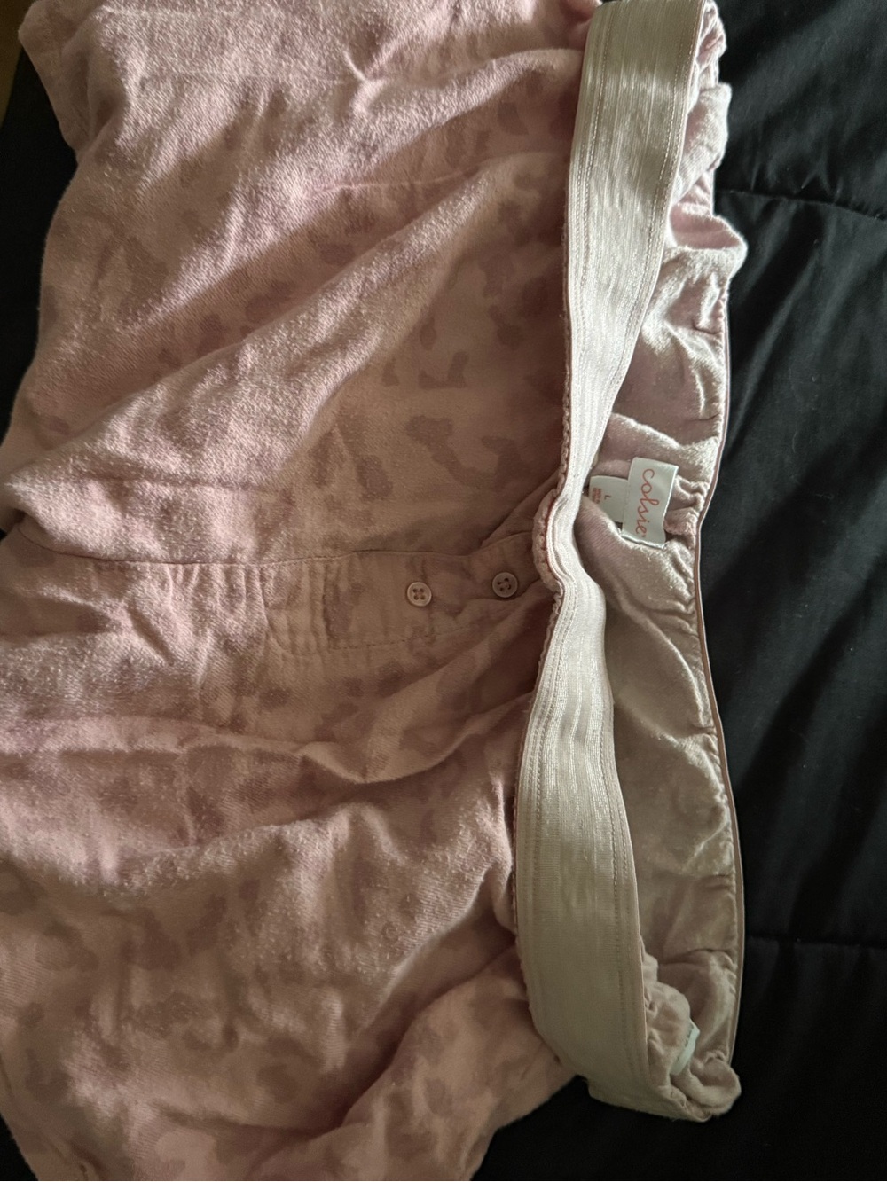 Colsie Pink Leopard Print Pajama Bottoms